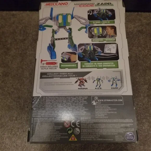 Meccano Engineering & Robotics Micronoid Code Z.A.P.P.. - Picture 3 of 6